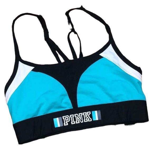 PINK Victoria's Secret Other - VS PINK ULTIMATE SPORTS BRA SIZE SMALL IN TEAL BLUE